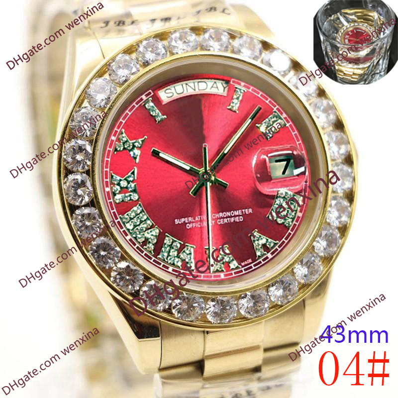 12 Colour luxury watch. 43mm montre de luxe Mechanical Automatic 2813 Stainless Steel Diamond Watch. Waterproof Mens Watches, Slivery;brown
12 Colour luxury watch. 43mm montre de luxe Mechanical Automatic 2813 Stainless Steel Diamond Watch. Waterproof Mens Watches, Slivery;brown