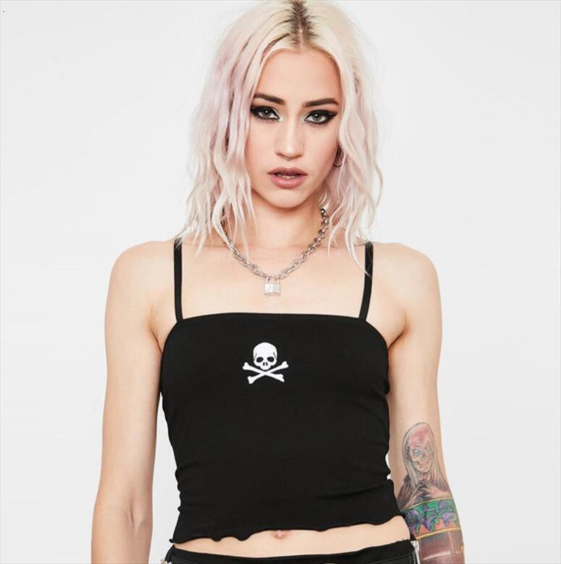 suspenders, one word neck, women tank nightclub queen skull embroidery slim vest, White
suspenders, one word neck, women tank nightclub queen skull embroidery slim vest, White