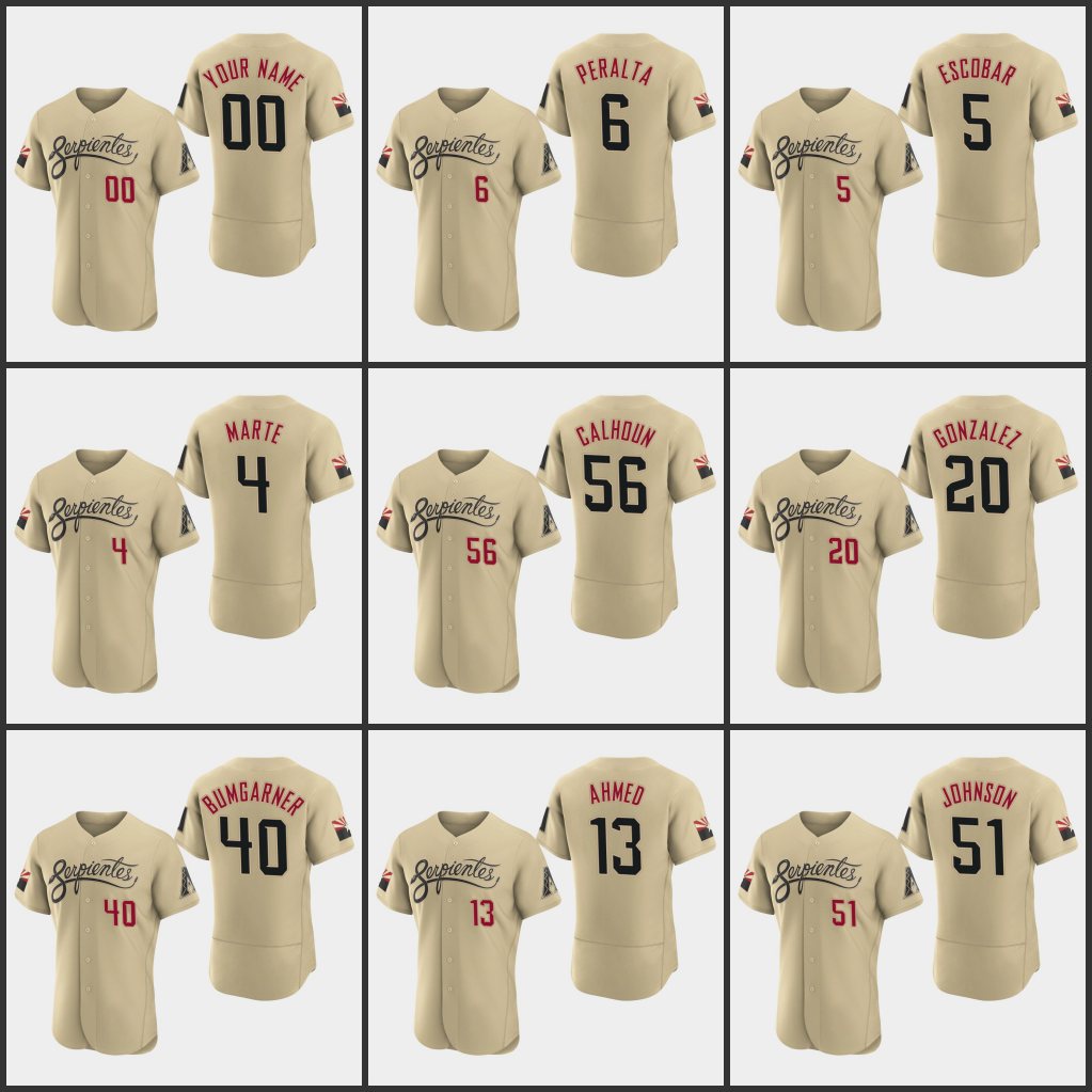 ArizonaDiamondbacks Men Women Youth #13 Nick Ahmed 40 Madison Bumgarner 4 Ketel Marte 51 Randy Johnson Custom GoldCityConnect Authentic Jersey
ArizonaDiamondbacks Men Women Youth #13 Nick Ahmed 40 Madison Bumgarner 4 Ketel Marte 51 Randy Johnson Custom GoldCityConnect Authentic Jersey