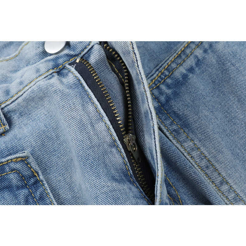 Streetwear Jeans Woman High Waist Vintage Fashion Patchwork Denim Pants Female Summer Harajuku Loose Wide Leg Trousers 210922