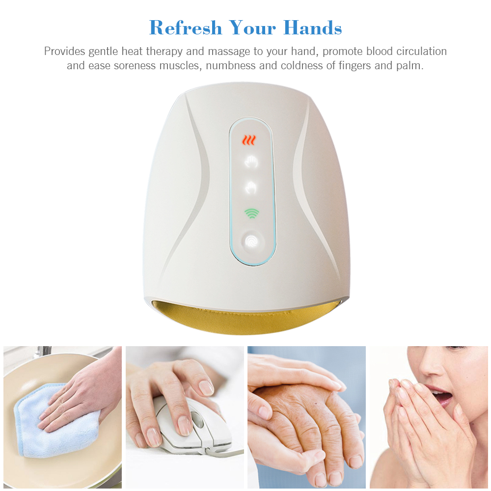 Hand Massager Cordless Electric Hand Massage Machine 3 Levels C ompression 2 Levels Temperature Touch Control USB RechargeableScouts
Hand Massager Cordless Electric Hand Massage Machine 3 Levels C ompression 2 Levels Temperature Touch Control USB RechargeableScouts