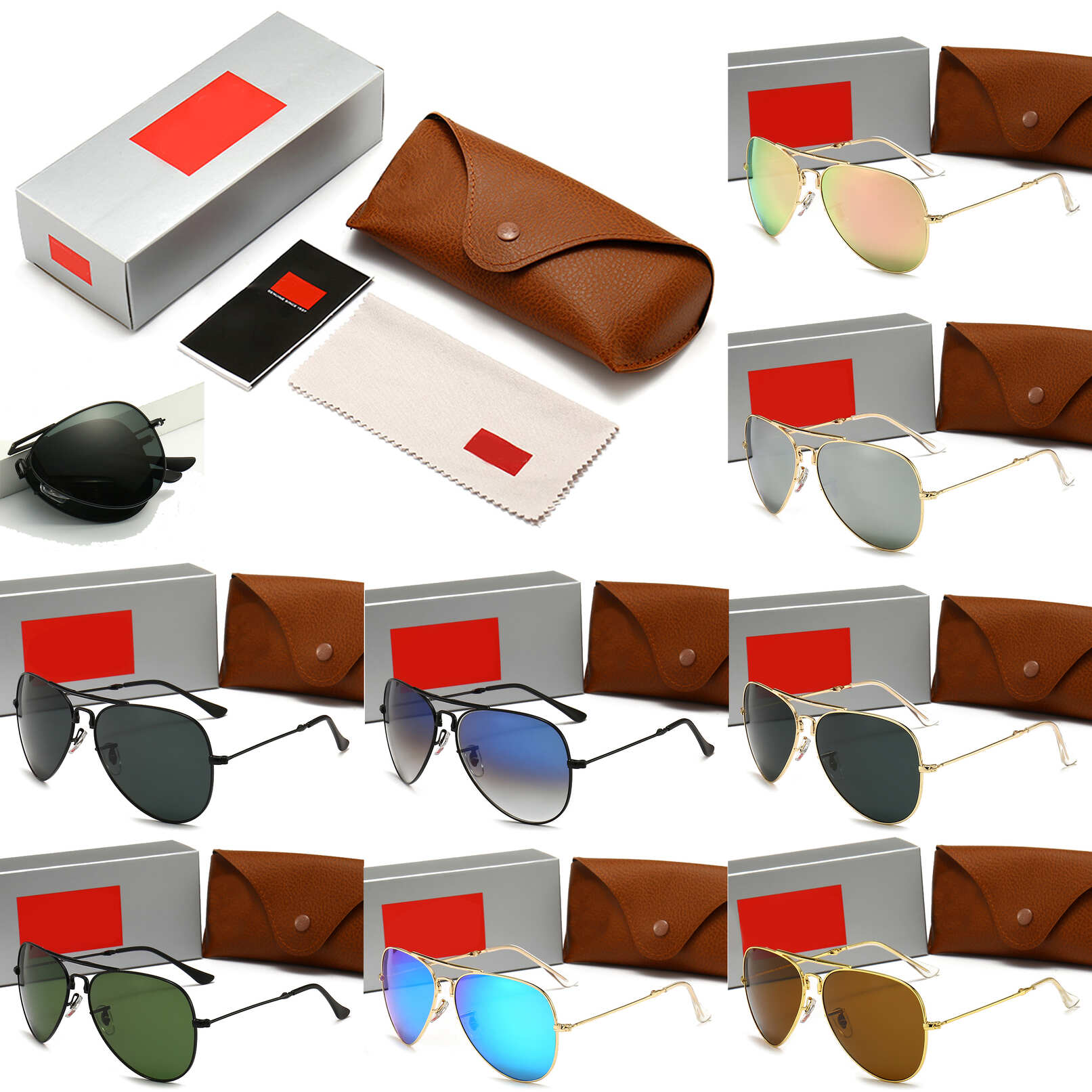 Top Quality Luxury Sunglasses for Men UV400 Fashion Classic Eyeglasses With LOGO All Seasons Gift Box Set
Top Quality Luxury Sunglasses for Men UV400 Fashion Classic Eyeglasses With LOGO All Seasons Gift Box Set