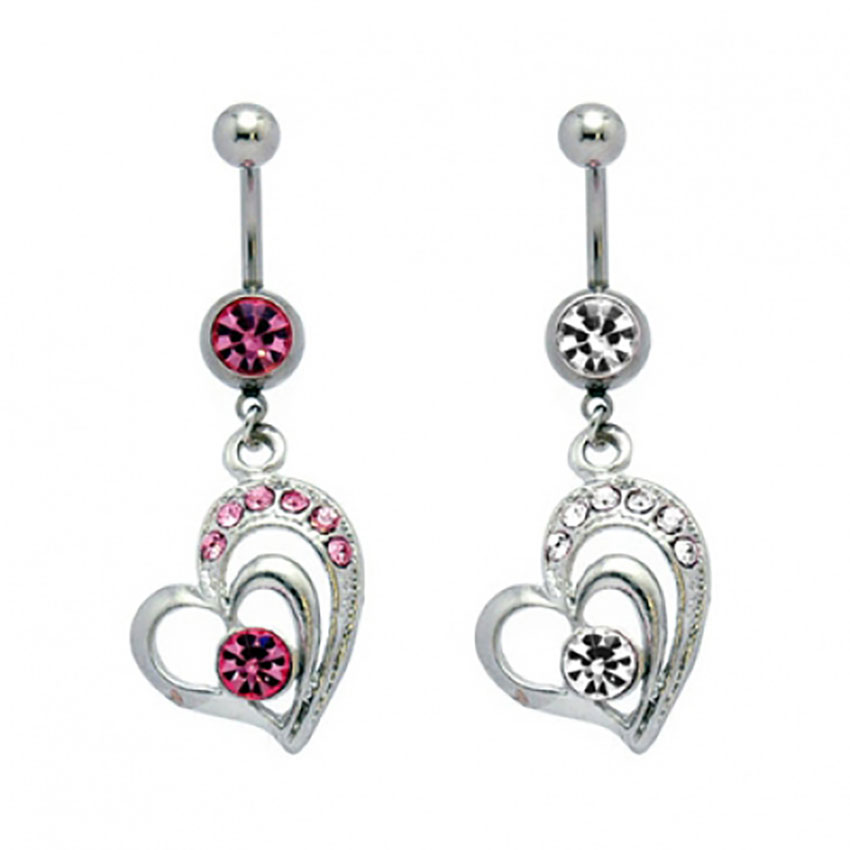 D0039-2 ( 2 colors) heart style belly ring Belly Button Navel Rings Body Piercing Jewelry Dangle Accessories Fashion Charm
D0039-2 ( 2 colors) heart style belly ring Belly Button Navel Rings Body Piercing Jewelry Dangle Accessories Fashion Charm