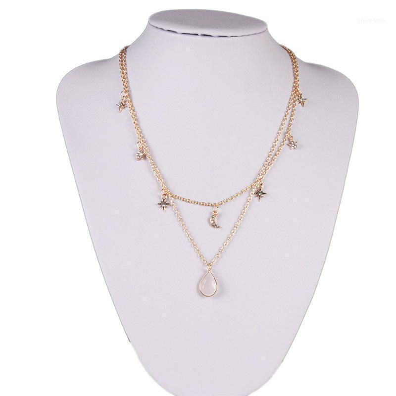 Chains Boho Multilayer Shiny Crystal Stars Moon Bead Necklace Women's Vintage Layered Gold Fashion Jewelry Party Gift1
Chains Boho Multilayer Shiny Crystal Stars Moon Bead Necklace Women's Vintage Layered Gold Fashion Jewelry Party Gift1