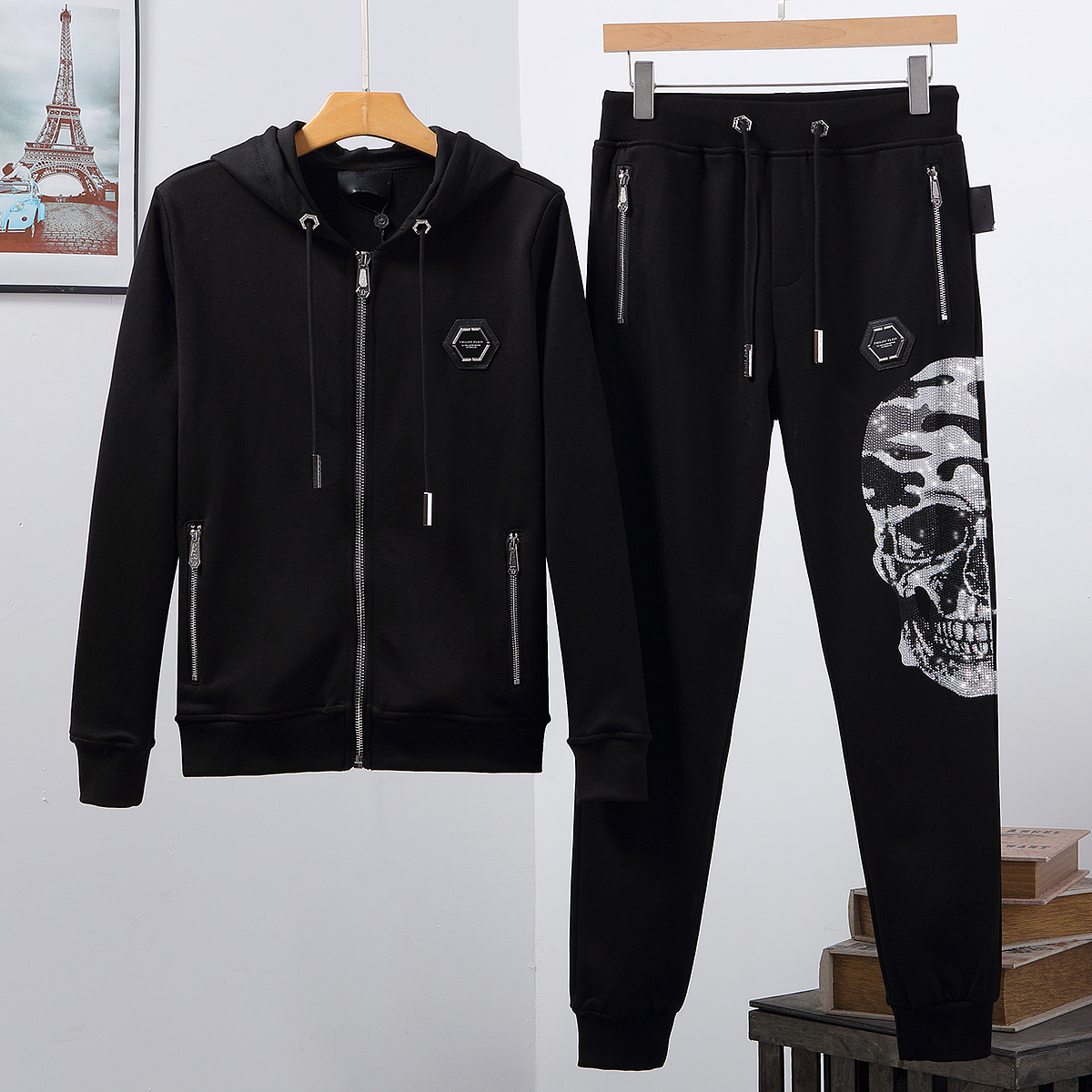 Clothing factory PP phillip plain Mens skull Casual Tracksuit tshirts Hooody Luxury Hooded men Hoodies sportswear Sweatshirt suit jacket 002, No good;shipping
Clothing factory PP phillip plain Mens skull Casual Tracksuit tshirts Hooody Luxury Hooded men Hoodies sportswear Sweatshirt suit jacket 002, No good;shipping