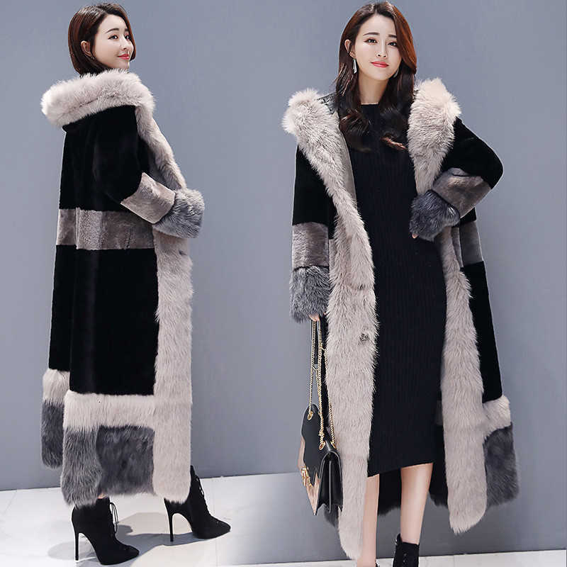 Women Faux Fur Coat Winter Plus Size Russian Thick Furry Jacket Cozy Maxi Fur Coat Fluffy Loose Warm Overcoats Long Coats T191209, Black
Women Faux Fur Coat Winter Plus Size Russian Thick Furry Jacket Cozy Maxi Fur Coat Fluffy Loose Warm Overcoats Long Coats T191209, Black