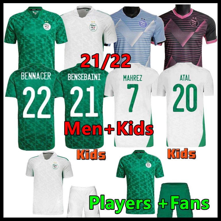 Fans player version 2021 Algeria Soccer Jerseys MAHREZ argelia 21 22 Algerie Africa Cup ATAL FEGHOULI SLIMANI men kids kit goalkeeper Football Shirt maillot de foot, Blue
Fans player version 2021 Algeria Soccer Jerseys MAHREZ argelia 21 22 Algerie Africa Cup ATAL FEGHOULI SLIMANI men kids kit goalkeeper Football Shirt maillot de foot, Blue