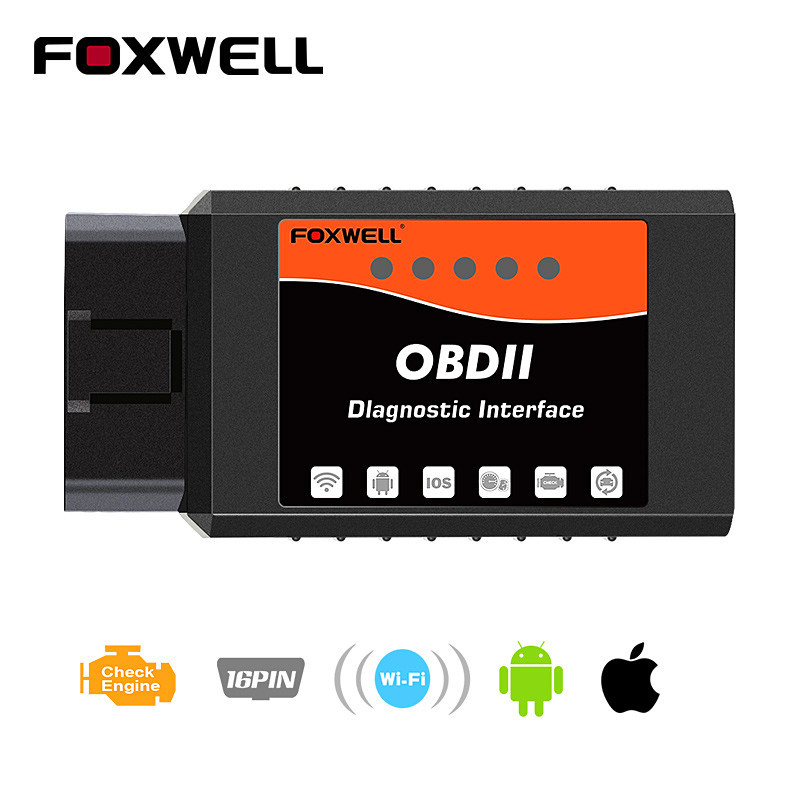 FOXWELL FW601 Universal OBD2 WIFI ELM327 V1.5 Car Diagnostic Scanner Tool Auto OBDII Code Reader for iPhone IOS 
FOXWELL FW601 Universal OBD2 WIFI ELM327 V1.5 Car Diagnostic Scanner Tool Auto OBDII Code Reader for iPhone IOS