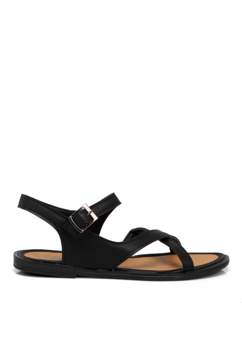 Sandals Black Vegan Women 210141 Q0v