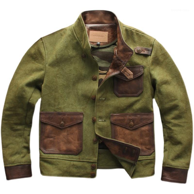 Green Casual Style Genuine Leather Jacket Men Single Breasted Plus Size 5XL Natural Horsehide Autumn Short Spliced Coat Men' & Faux
Green Casual Style Genuine Leather Jacket Men Single Breasted Plus Size 5XL Natural Horsehide Autumn Short Spliced Coat Men' & Faux