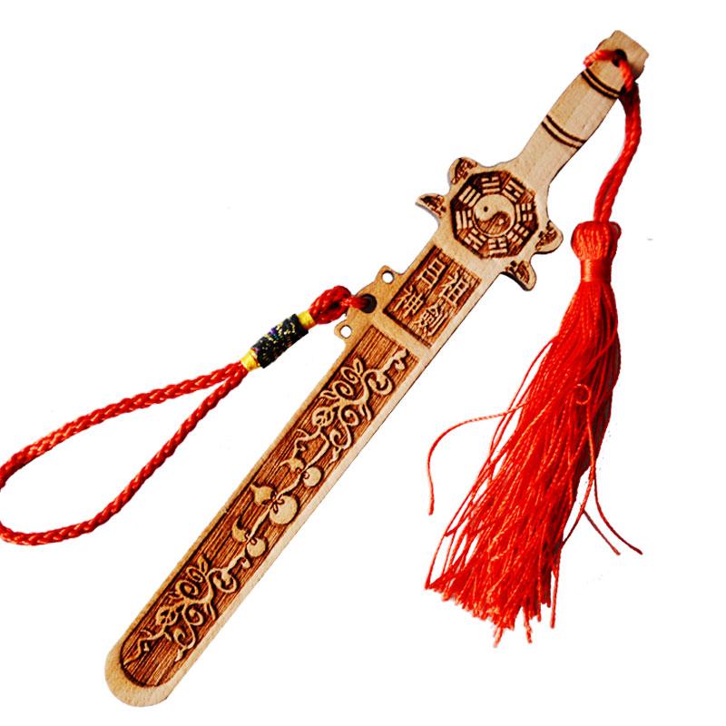 Decorative Objects & Figurines Feng Shui Tai Chi Eight Diagrams The Peach Carving Wood Sword Handicraft Home Decoration Accessories Decor
Decorative Objects & Figurines Feng Shui Tai Chi Eight Diagrams The Peach Carving Wood Sword Handicraft Home Decoration Accessories Decor