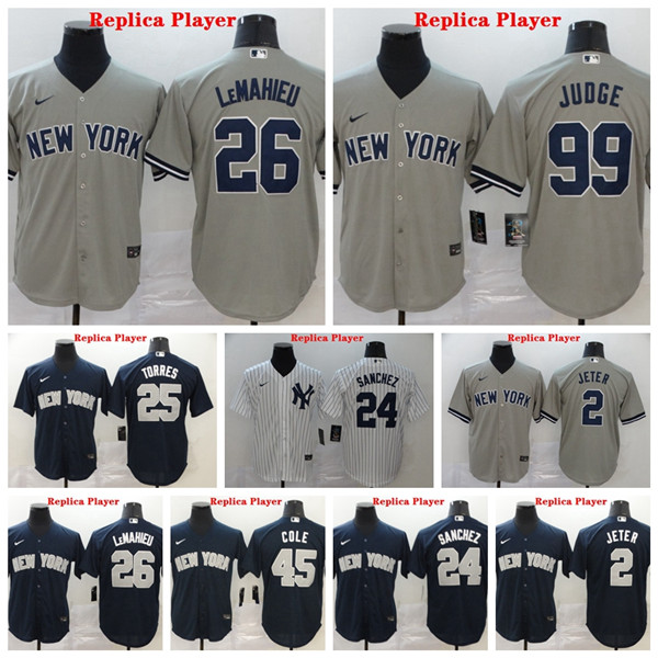 New York Yankees Baseball Jerseys Nike MLB 99 Judge 45 Cole 26 LeMAHIEU 2 Jeter Jersey White Black 2021 Men Women Youth Stitched S-XXXL, As photo
New York Yankees Baseball Jerseys Nike MLB 99 Judge 45 Cole 26 LeMAHIEU 2 Jeter Jersey White Black 2021 Men Women Youth Stitched S-XXXL, As photo
