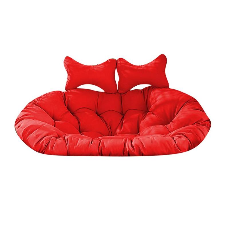 Cushion/Decorative Pillow Hanging Basket Chair Cushion Thickening Double Swing Cloth Mat Indoor Outdoor Household Garden Back