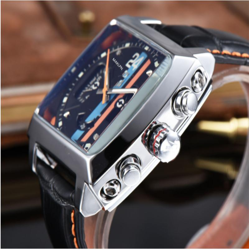 Wristwatches Monaco-24 Top Watches For Men Tonneau Automatic Mechanical Tourbillon Watch Stainless Steel Business Heueres Clock238T
Wristwatches Monaco-24 Top Watches For Men Tonneau Automatic Mechanical Tourbillon Watch Stainless Steel Business Heueres Clock238T