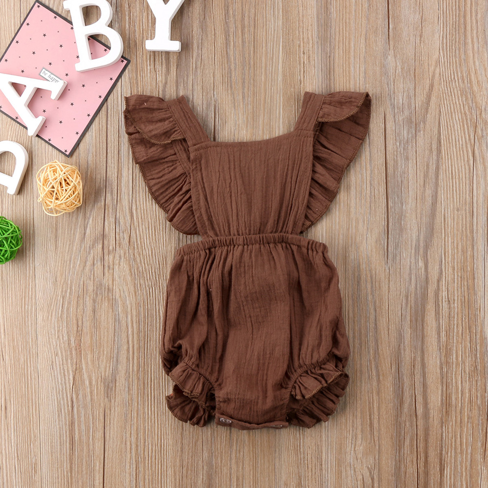 New Cute Kdis Baby Girls Ruffle Backless Romper Jumpsuit Cotton Newborn Summer Toddler Casual Clothes Outfit 3Colors Hot, White
New Cute Kdis Baby Girls Ruffle Backless Romper Jumpsuit Cotton Newborn Summer Toddler Casual Clothes Outfit 3Colors Hot, White