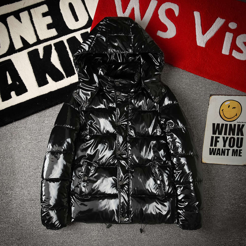Fall and winter Internet Celebrities same bright face hooded men's bread social spirit guy cotton padded jacket, Black
Fall and winter Internet Celebrities same bright face hooded men's bread social spirit guy cotton padded jacket, Black