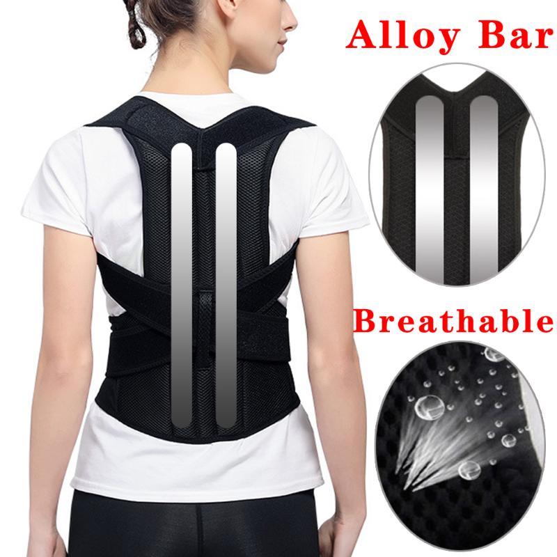 Back Support Brace Posture Corrector Adjustable Shoulder Waist Belt Corset Improve Prevent Slouching Pain Relief, Black
Back Support Brace Posture Corrector Adjustable Shoulder Waist Belt Corset Improve Prevent Slouching Pain Relief, Black