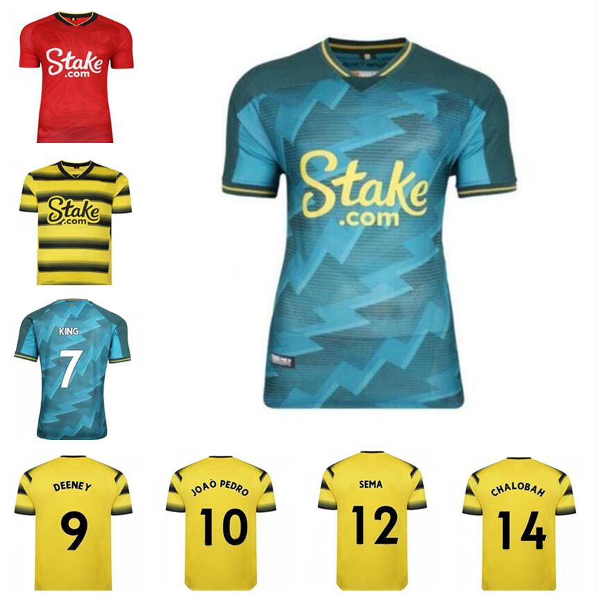 21 22 Watford Soccer Jerseys KING 2021 2022 DEENEY JOAO PEDRO SEMA Football Shirt CHALOBAH GOSLING SARR CUCHO CLEVERLEY Mens Jersey, Black;yellow
21 22 Watford Soccer Jerseys KING 2021 2022 DEENEY JOAO PEDRO SEMA Football Shirt CHALOBAH GOSLING SARR CUCHO CLEVERLEY Mens Jersey, Black;yellow