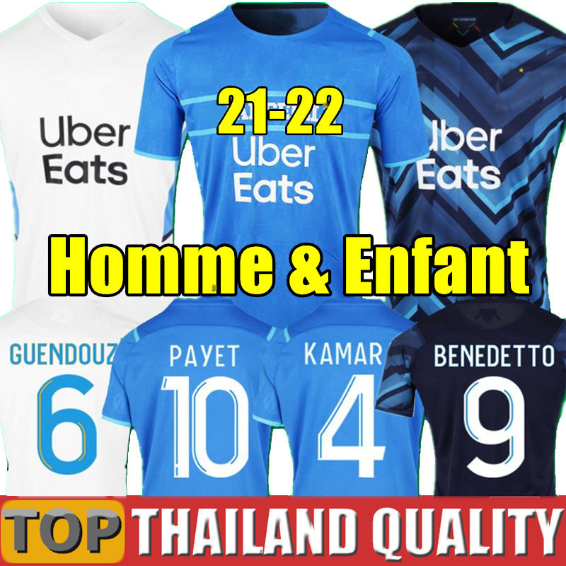 21 22 4th soccer jerseys 2021 2022 MARSEILLES GUENDOUZI MILIK maillot foot GERSON SALIBA MILIK LUIS HENRIQUE football shirt men kids kit KAMARA PAYET UNDER BALERDI, 21/22 away + patch - men
21 22 4th soccer jerseys 2021 2022 MARSEILLES GUENDOUZI MILIK maillot foot GERSON SALIBA MILIK LUIS HENRIQUE football shirt men kids kit KAMARA PAYET UNDER BALERDI, 21/22 away + patch - men
