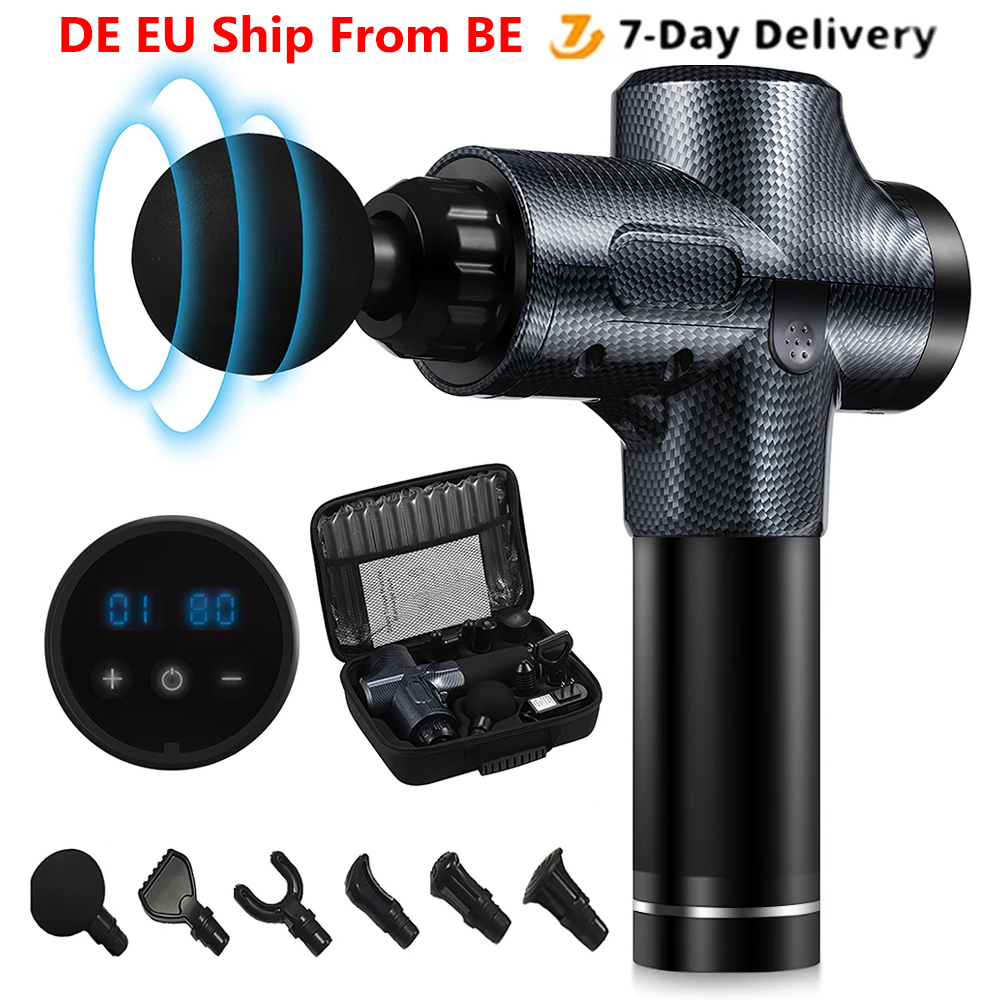 DIOZO Deep Muscle Massage Gun Relax Portable Fascia Gun Machine LCD Display Percussion Massage Body Massager 30-Speed Control
DIOZO Deep Muscle Massage Gun Relax Portable Fascia Gun Machine LCD Display Percussion Massage Body Massager 30-Speed Control