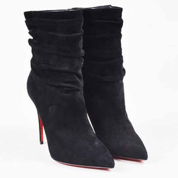 Luxury designer shoes Red bottom boot Suede Ishtar Booty Ankle Boots winter short bootie soft leathers reds soled pumps with box EU35-43 
Luxury designer shoes Red bottom boot Suede Ishtar Booty Ankle Boots winter short bootie soft leathers reds soled pumps with box EU35-43