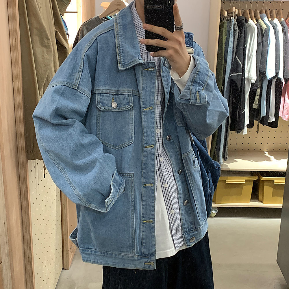 2021 New Trend of Naked Male Fashion Denim Young Long Sleeves Cowboy Blue Jackets Outerwear Plus Size M-2xl 14ms, Navy blue.
2021 New Trend of Naked Male Fashion Denim Young Long Sleeves Cowboy Blue Jackets Outerwear Plus Size M-2xl 14ms, Navy blue.