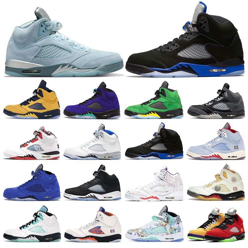 5 Mens sneakers basketball shoes 5s Bluebird Racer Blue Raging Bull Alternate Grape Oregon Oreo Suede womens sports trainers, 1 bluebird
5 Mens sneakers basketball shoes 5s Bluebird Racer Blue Raging Bull Alternate Grape Oregon Oreo Suede womens sports trainers, 1 bluebird