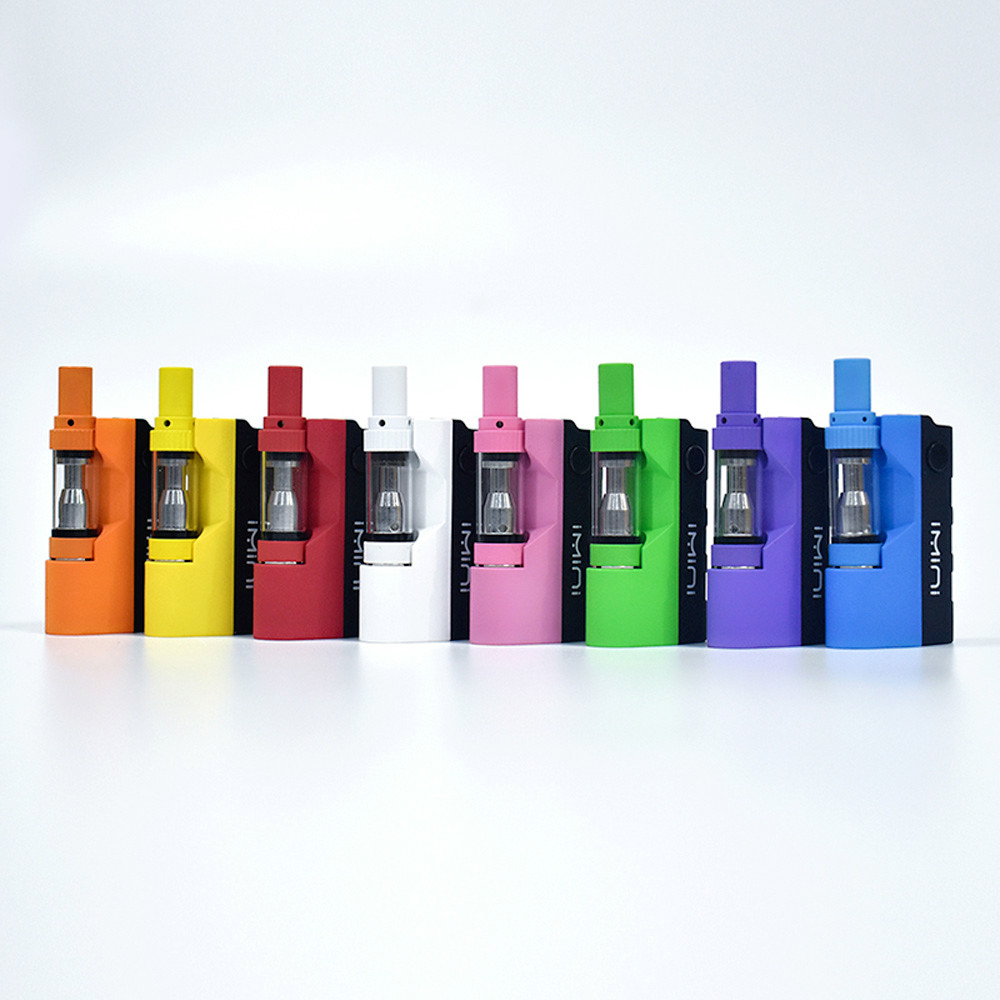 Original Imini Thick Oil Kit Built-in 500mAh Battery Box Mod 510 Thread 0.5ml 1.0ml Liberty V1 Tank Cartridge Vaporizer E-Cigarette Kits
Original Imini Thick Oil Kit Built-in 500mAh Battery Box Mod 510 Thread 0.5ml 1.0ml Liberty V1 Tank Cartridge Vaporizer E-Cigarette Kits