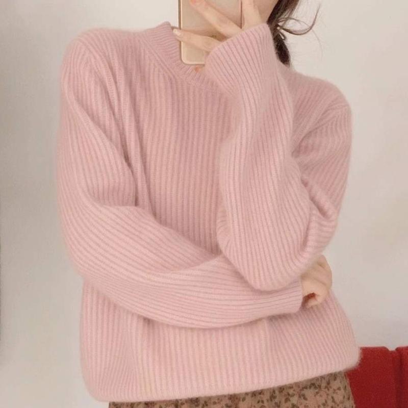 Women's Sweaters Autumn Winter Oversize Thick Sweater Female Long Sleeve O-Neck Pullovers Women 2021 Loose Cashmere Jumpwear, White;black
Women's Sweaters Autumn Winter Oversize Thick Sweater Female Long Sleeve O-Neck Pullovers Women 2021 Loose Cashmere Jumpwear, White;black