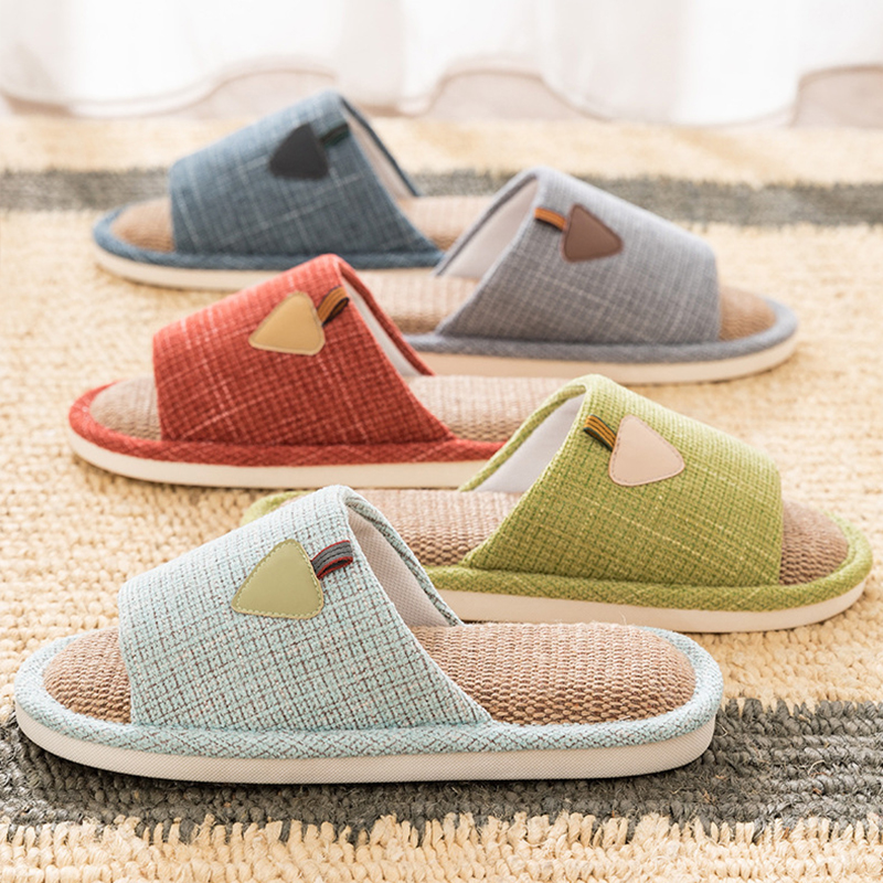 New Spring Linen Slippers Home Indoor Shoes Women Breathable Soft Hemp Cotton Slides Flip Flop Couples All Season Summer, Dark blue
New Spring Linen Slippers Home Indoor Shoes Women Breathable Soft Hemp Cotton Slides Flip Flop Couples All Season Summer, Dark blue