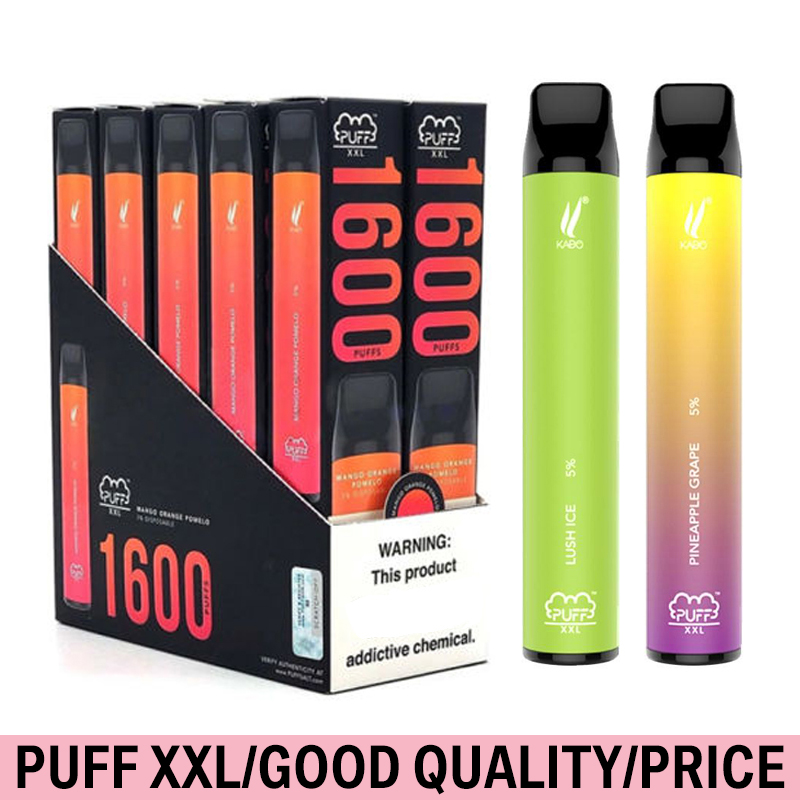 Puff Bar XXL Disposable Vapes Device Pod Kit e cigarette 1600 puffs 4ml Cartridges Vape Empty Pen Cart
Puff Bar XXL Disposable Vapes Device Pod Kit e cigarette 1600 puffs 4ml Cartridges Vape Empty Pen Cart