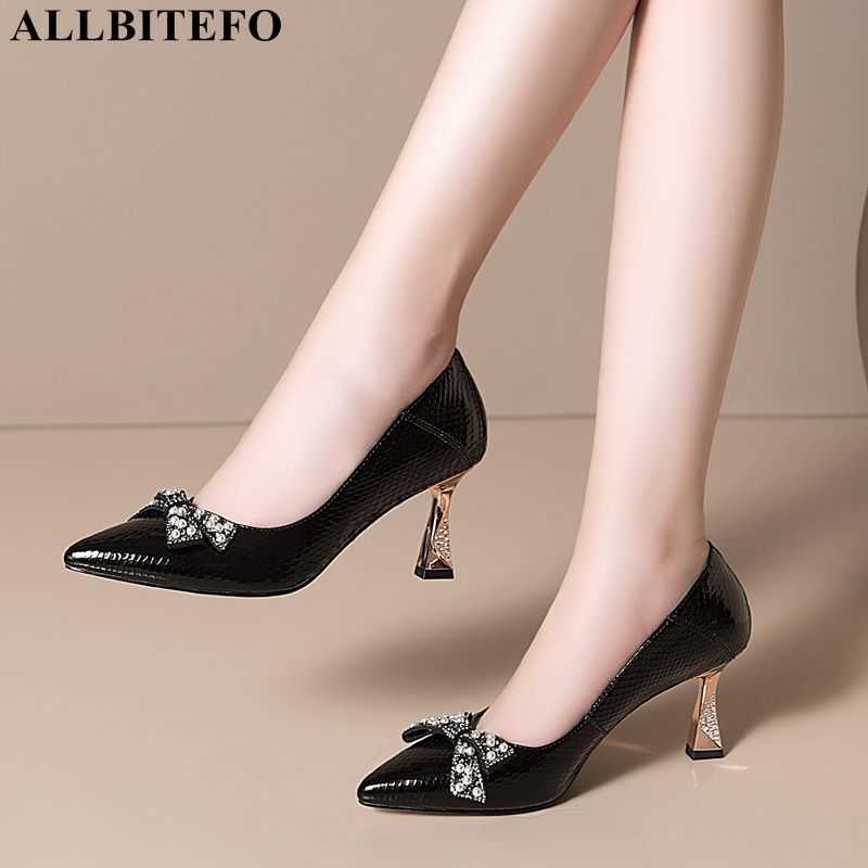 ALLBITEFO bowtie genuine leatehr sexy high heels wedding women shoes women high heel shoes women heels size:33-43 210611, As picture
ALLBITEFO bowtie genuine leatehr sexy high heels wedding women shoes women high heel shoes women heels size:33-43 210611, As picture