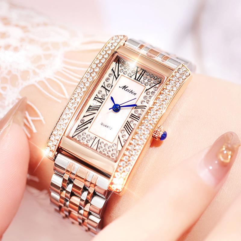 Wristwatches MEIBIN Diamond Classic Women Rose Gold Top Lady Dress Business Fashion Casual Waterproof Watches Quartz Wristwatch, Green
Wristwatches MEIBIN Diamond Classic Women Rose Gold Top Lady Dress Business Fashion Casual Waterproof Watches Quartz Wristwatch, Green