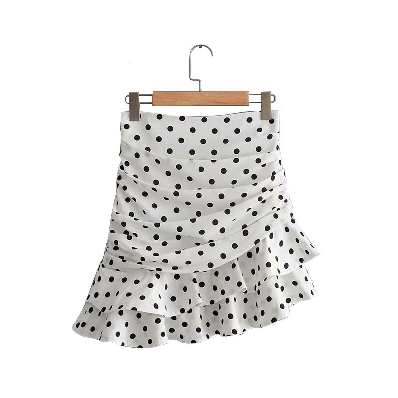 2021 New Women High Waist Ruffled Irregular Bodycon Elegant Chic Polka Dot Print Ruched Asymmetrical Mini Skirt Au2y, White
2021 New Women High Waist Ruffled Irregular Bodycon Elegant Chic Polka Dot Print Ruched Asymmetrical Mini Skirt Au2y, White