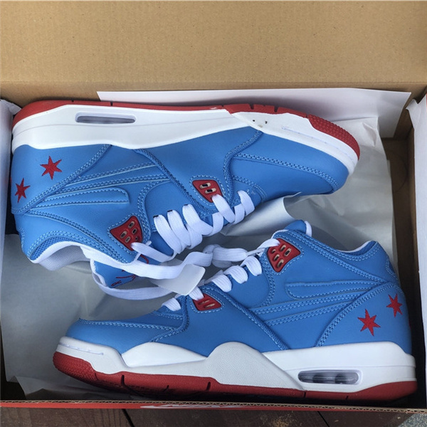Flight 89 Chicago Mens Basketball Shoes 89s Blue Red Sports Sneakers Size US7-11, Customize