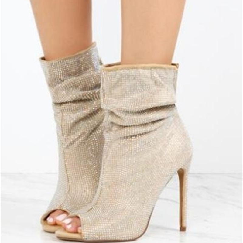 boots more recent fashion women's leather of tornozelo peep high heel shoes little rivets with reflective ribbon summer boots olsv, Black
boots more recent fashion women's leather of tornozelo peep high heel shoes little rivets with reflective ribbon summer boots olsv, Black
