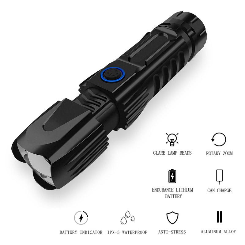 Ultra Bright Camping Light XHP90 Glare LED Zoom USB Charging 5 Modes Safety Hammer Waterproof Lamp Lantern Flashlights Torches
Ultra Bright Camping Light XHP90 Glare LED Zoom USB Charging 5 Modes Safety Hammer Waterproof Lamp Lantern Flashlights Torches