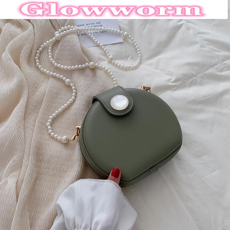 Portable Messenger Bag Female 2021 Wild Women's Bag Textured Messenger Pearl Fashion Small Round, Black
Portable Messenger Bag Female 2021 Wild Women's Bag Textured Messenger Pearl Fashion Small Round, Black