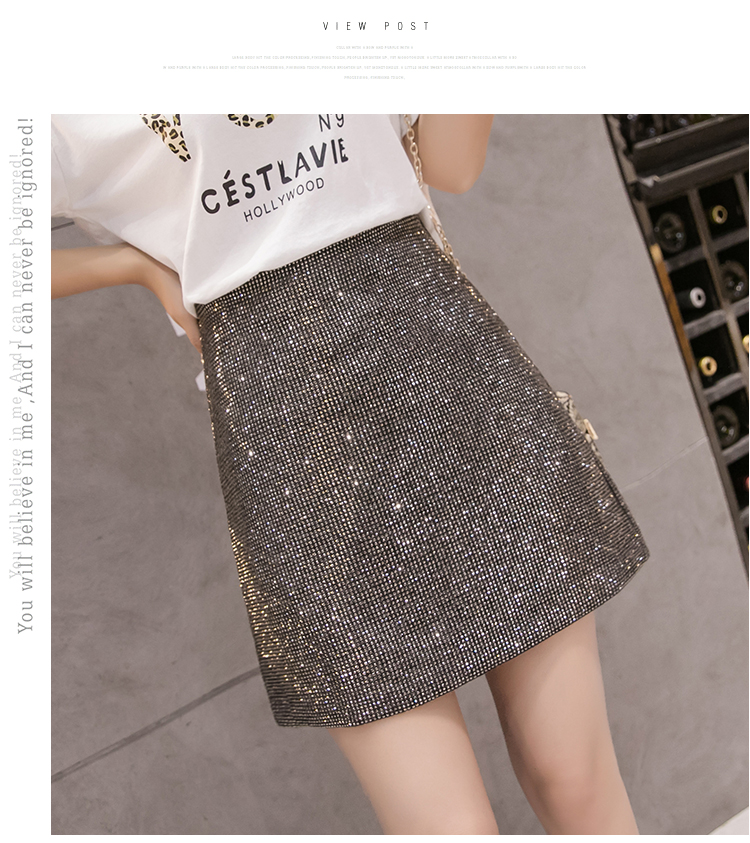 2021 Autumn new design women' high waist rhinestone patchwork shinny bling a-line short skirt SMLXL, As pic
2021 Autumn new design women' high waist rhinestone patchwork shinny bling a-line short skirt SMLXL, As pic