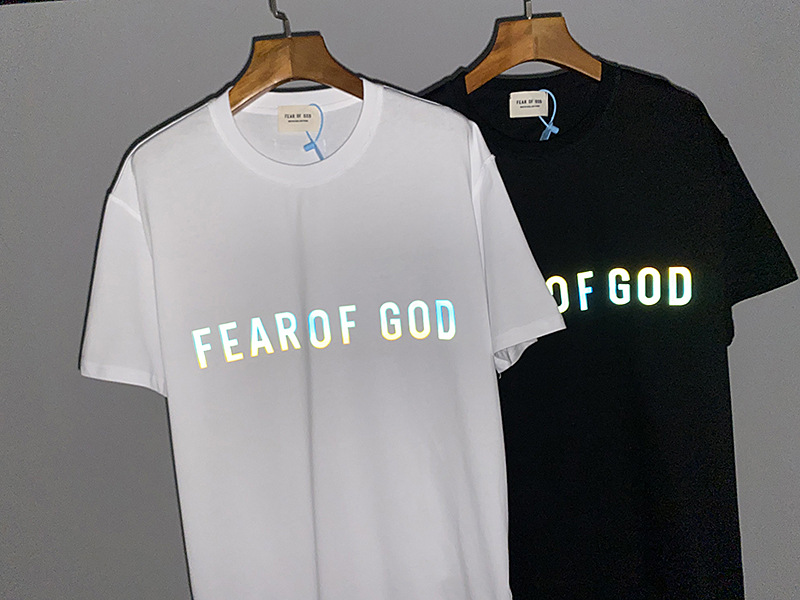 Men designer tshirts Hip Hop FOG T Shirt Women Quality Casual Cotton Reflective High Street fear of God T-shirt letter printing Top Tees, White
Men designer tshirts Hip Hop FOG T Shirt Women Quality Casual Cotton Reflective High Street fear of God T-shirt letter printing Top Tees, White