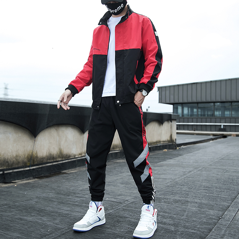 2021 New Autumn Tracksuits Men Patchwork Hoodies+pants Suit Zipper Hooded Sweatshirt Set Male Hoodie Sportswear Suits L13v 6ih7, Orange red
2021 New Autumn Tracksuits Men Patchwork Hoodies+pants Suit Zipper Hooded Sweatshirt Set Male Hoodie Sportswear Suits L13v 6ih7, Orange red