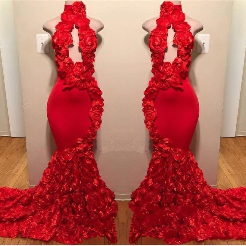 2021 New Red Mermaid African Prom Es Hand Flowers High Neck Sexy Formal Evening Satin Fashion Cocktail Party Hy61
2021 New Red Mermaid African Prom Es Hand Flowers High Neck Sexy Formal Evening Satin Fashion Cocktail Party Hy61