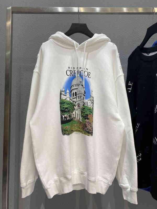 Men's Hoodies & Sweatshirts Correct version Paris B Castle print ins net red same hooded loose Sweater Hoodie 4MR6, White
Men's Hoodies & Sweatshirts Correct version Paris B Castle print ins net red same hooded loose Sweater Hoodie 4MR6, White