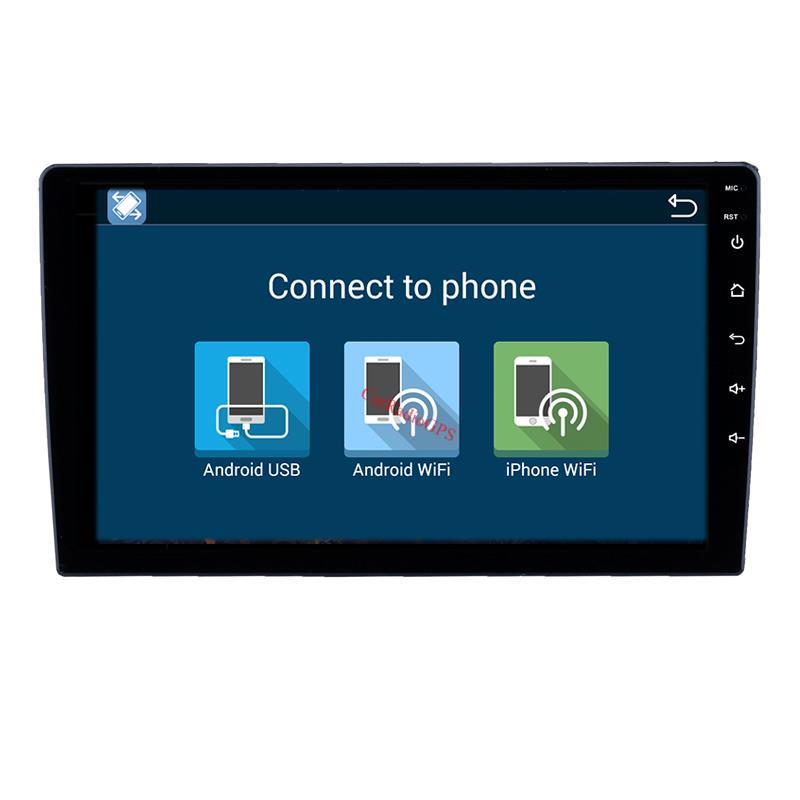 9 Inch Car Dvd Player Universal Touch Screen Radio with Fm Gps Music 1080p Video Wifi Bt Mirror Link 32G