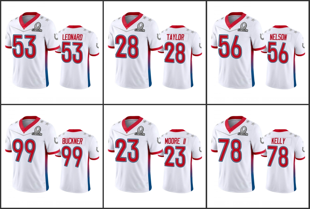 Indianapolis''Colts''Men #28 Jonathan Taylor 56 Quenton Nelson 99 DeForest Buckner 23 Kenny Moore II Women Youth Custom White Game 2022 NFC Pro Bowl Jersey
Indianapolis''Colts''Men #28 Jonathan Taylor 56 Quenton Nelson 99 DeForest Buckner 23 Kenny Moore II Women Youth Custom White Game 2022 NFC Pro Bowl Jersey