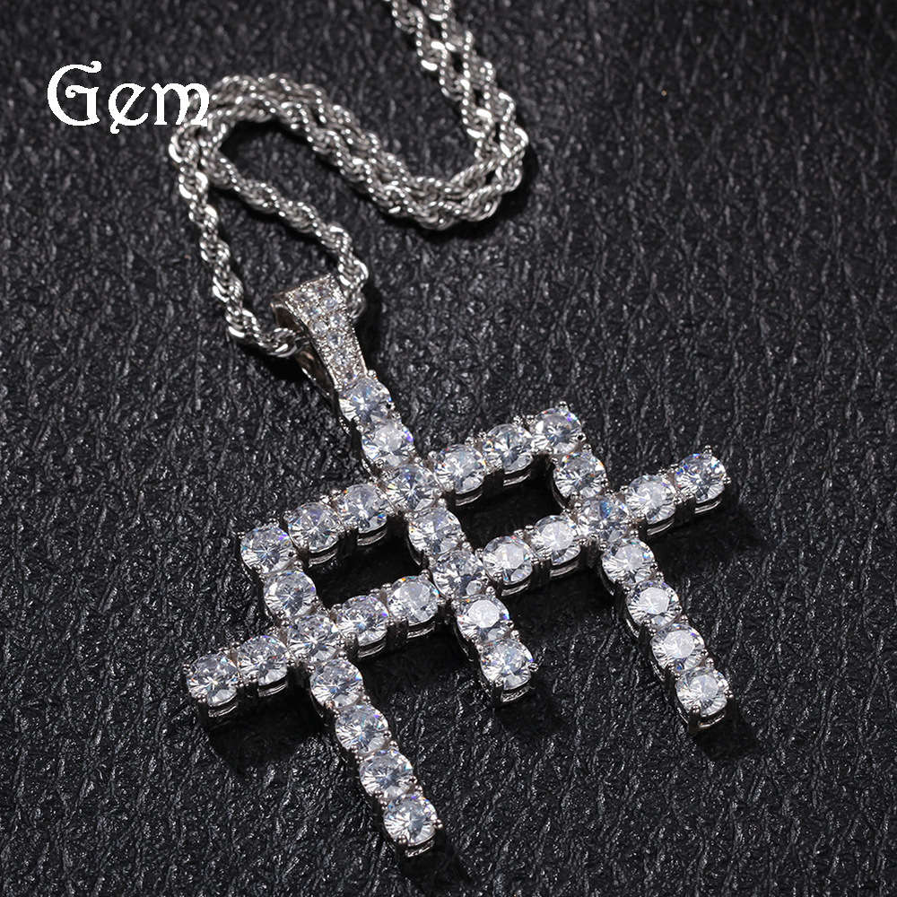 Hip hop zircon cross combination pendant super cross splicing pendant new fashion men's accessories
Hip hop zircon cross combination pendant super cross splicing pendant new fashion men's accessories