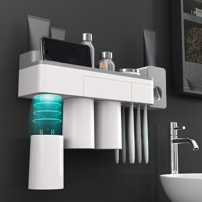 Bathroom Shelves Toothbrush Holder Magnetic Adsorption Inverted Cup Wall Mount Storage Rack Toothpaste Organizer Shelf Accessories Set
Bathroom Shelves Toothbrush Holder Magnetic Adsorption Inverted Cup Wall Mount Storage Rack Toothpaste Organizer Shelf Accessories Set