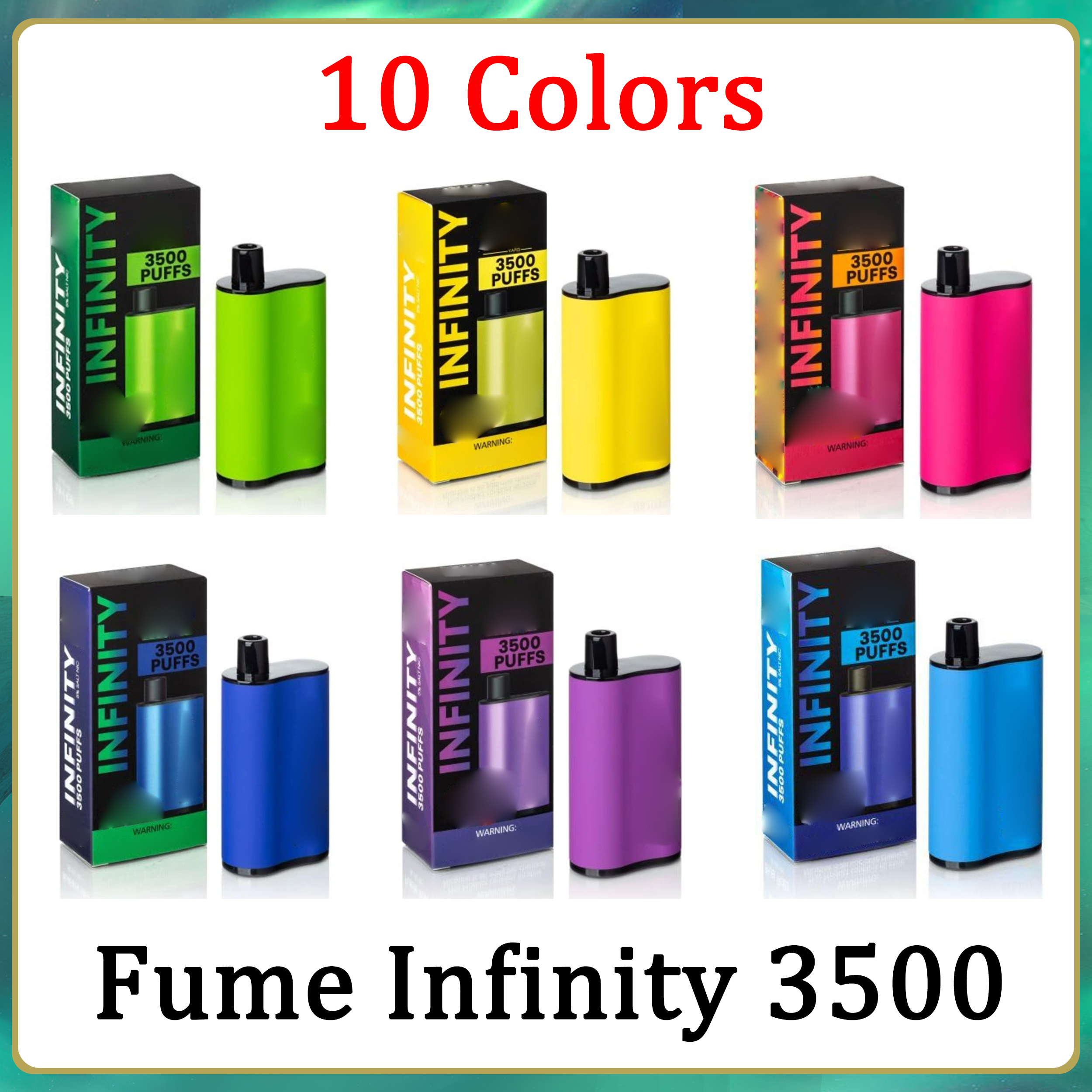 Fumed INFINITY Disposable E cigarettes 1500mah Battery Capacity 12ml With 3500 puffs Extra ULTRA Vape Pen Pre-Filled High Quality Vapors Vs
Fumed INFINITY Disposable E cigarettes 1500mah Battery Capacity 12ml With 3500 puffs Extra ULTRA Vape Pen Pre-Filled High Quality Vapors Vs