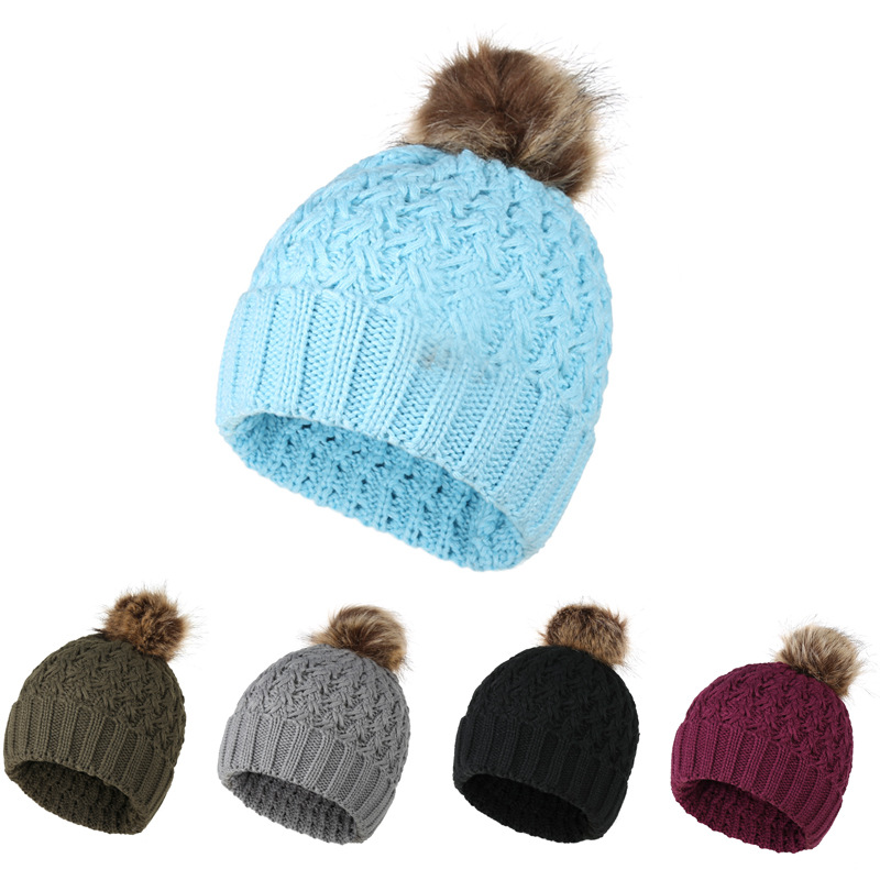 2021 New Autumn Winter Adult Twist Knitted Wool Hat Ladies Warm Ear Protection Fur Ball Pullover Wholesale, Black
2021 New Autumn Winter Adult Twist Knitted Wool Hat Ladies Warm Ear Protection Fur Ball Pullover Wholesale, Black