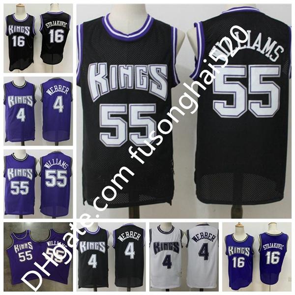 Fast Shipping High Quality Retro Jason 55 Williams basketball Jerseys #4 Chirs Webber Shirts Peja 16 Stojakovic Cheap Jersey Stitched, Black;red
Fast Shipping High Quality Retro Jason 55 Williams basketball Jerseys #4 Chirs Webber Shirts Peja 16 Stojakovic Cheap Jersey Stitched, Black;red